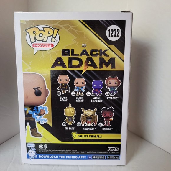 Funko POP! Black Adam Chase Edition Glow In The Dark #1232 Brand New - Picture 3 of 6